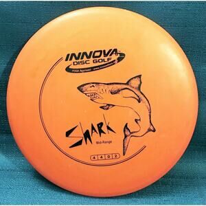 Innova Disc Golf Orange “Shark” Frisbee Mid-Range 176 grams - 8.5” Diameter